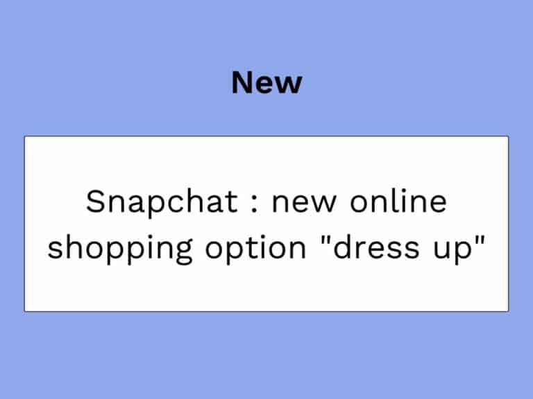 shopping et essayage virtuel sur snapchat