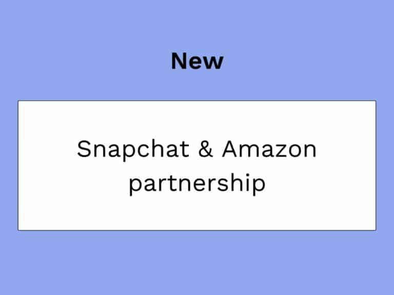 vignette article de blog sur le partenariat Snapchat et Amazon pour le try-on de produit