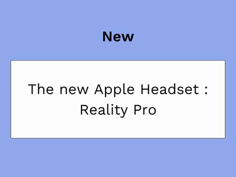 vignette d'un article sur le casque Reality Pro d'Apple