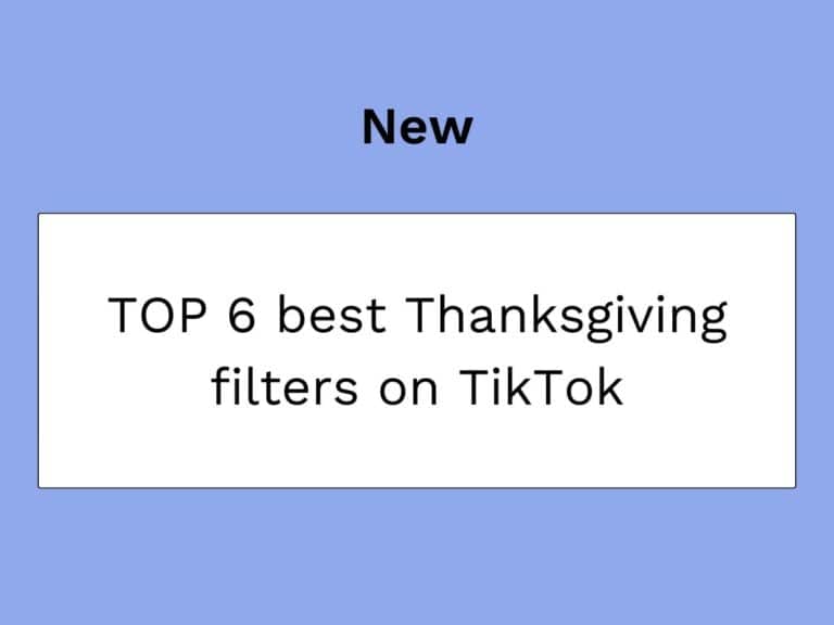 Filtrów TikTok na Święto Dziękczynienia