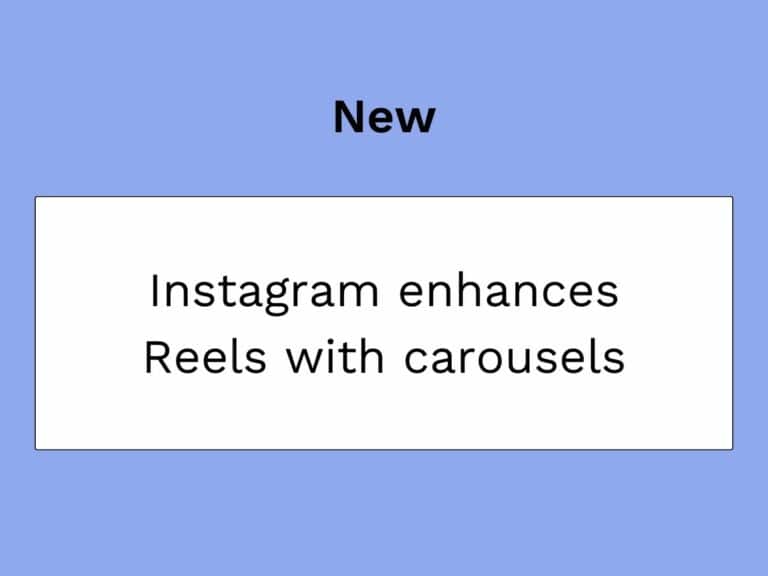 Instagram wzbogaca Reels o karuzele